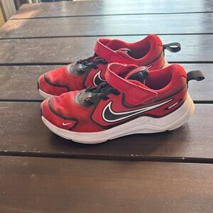 Nike Kids Red and Black Sneakers
